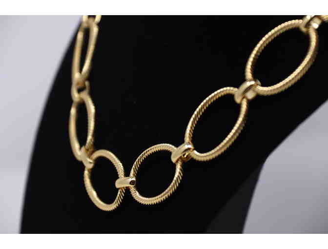 Gold Chain Rope Necklace