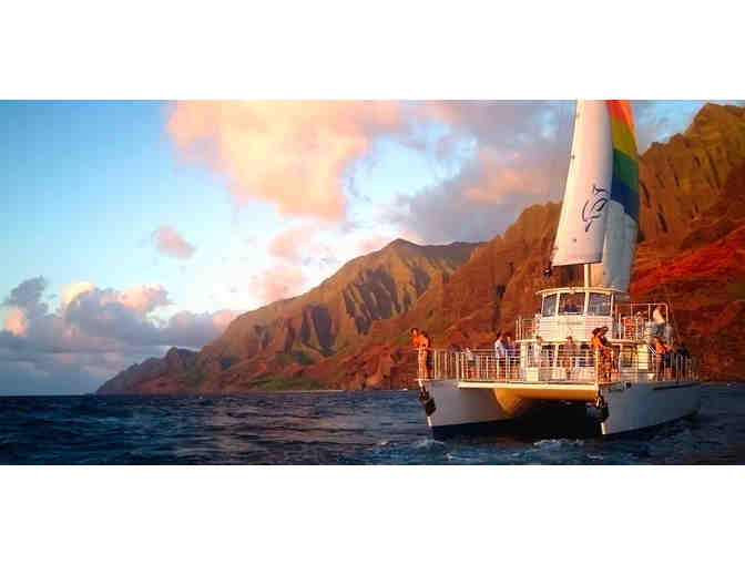 Blue Dolphin Charters 4-hour Na Pali Sunset Dinner Tour for 2